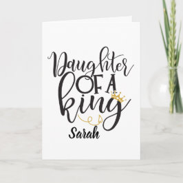 Dotter till en kung  kort