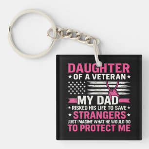 Dotter till en veterinär Fars dag Veteran Pappa