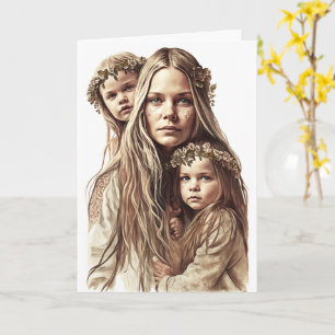 Dotter till Hippy Mor & Twin, Mors dag-kort Kort