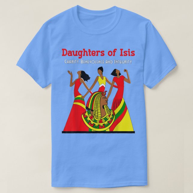 Dotter till Isis DOI PHA Shriners AEAONMS OES T Shirt (Design framsida)