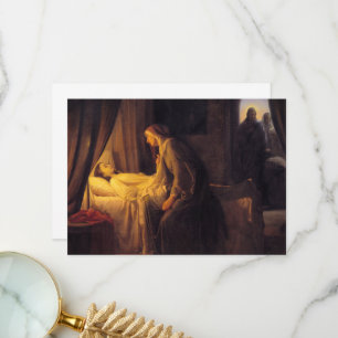 Dotter till Jairus av Carl Bloch Tack Kort