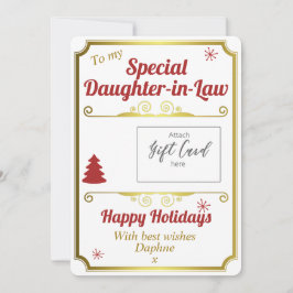 Dotter till Juljulinnehavare Julkort