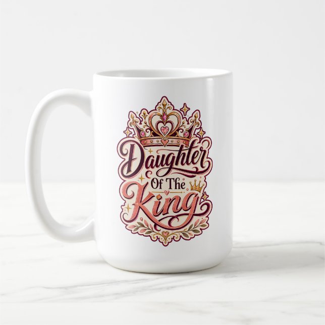 Dotter till Konung Kristen Design Trobaserad Kaffemugg (Vänster)