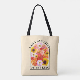 Dotter till Konungen Bibelvers Vildblomma Tro Tygkasse