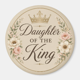 Dotter till Konungen Elegant Kylskåp Magnet