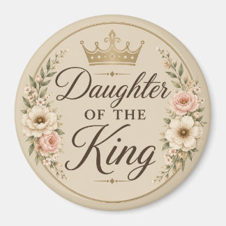 Dotter till Konungen Elegant Kylskåp Magnet