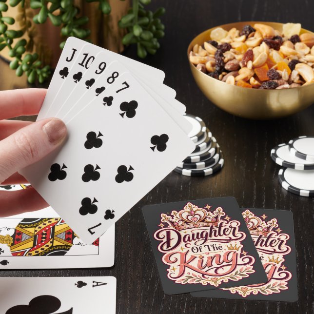 Dotter till Konungens Kristna Design Trobaserad Casinokort (På plats)