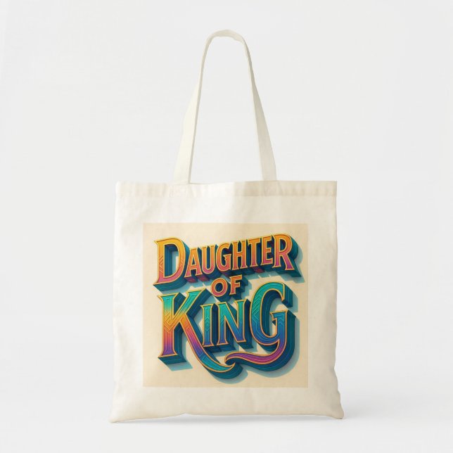 "Dotter till Kung Jumbo Tote Bag - Ai-design Tygkasse (Framsidan)