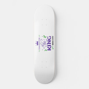Dotter till Kung Mini Skateboard Bräda 18,5 Cm