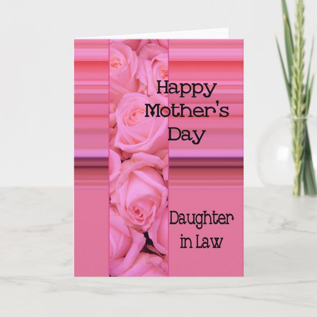 Dotter till Law Ro & rand Mors dag Kort (Framsida)
