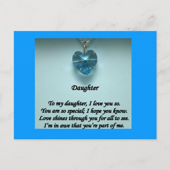 Dotter till mitt vykort (Framsida)