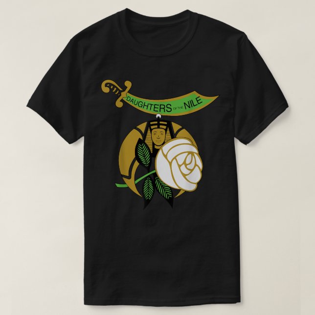 Dotter till Nile Shriners AAONMS DON OES Moth T Shirt (Design framsida)