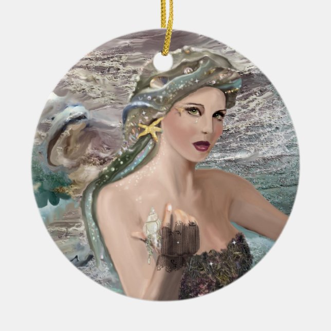 Dotter till Oceanus Julgransprydnad Keramik (Framsidan)