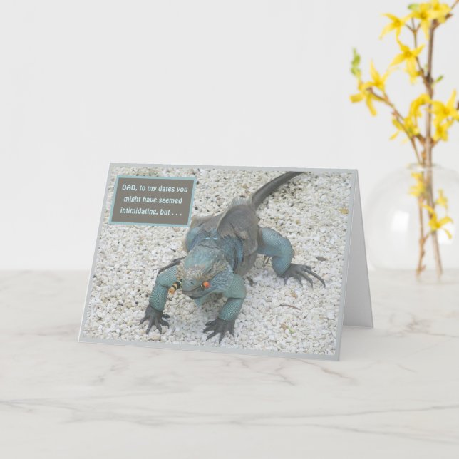 DOTTER TILL PAPPA PÅ FARS DAG KORT (Gul blomma)