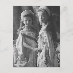Dotter till Ryssland, Olga och Tatiana Romanov Vykort