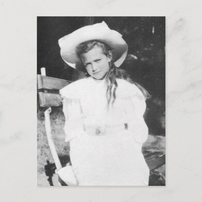 Dotter till Ryssland, storhertiginnan Maria Postc Vykort (Framsida)