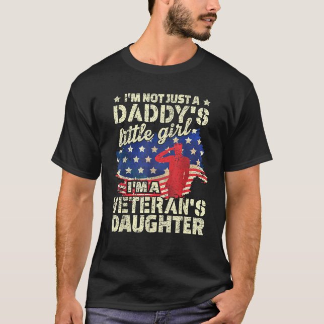 Dotter till veterandagarnas veterandag t shirt (Framsida)