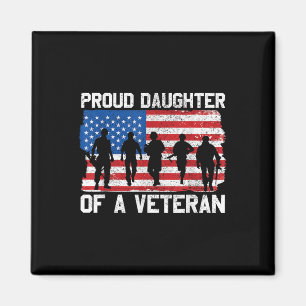 Dotter till veteranska minnesdagen för patriotiska magnet