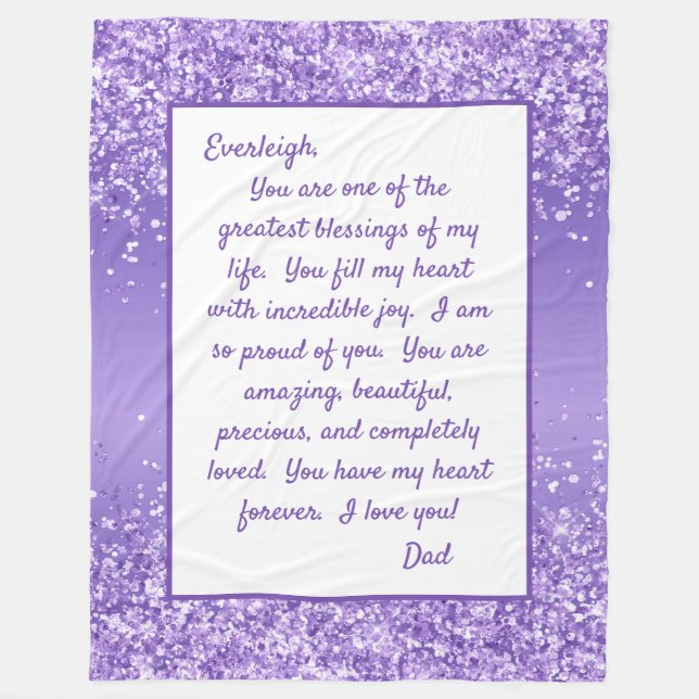 Dotter till Youou Fleecefilt (Framsidan)