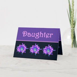 DOTTER - tropiska blommor för brudtärnainbjudan Inbjudan