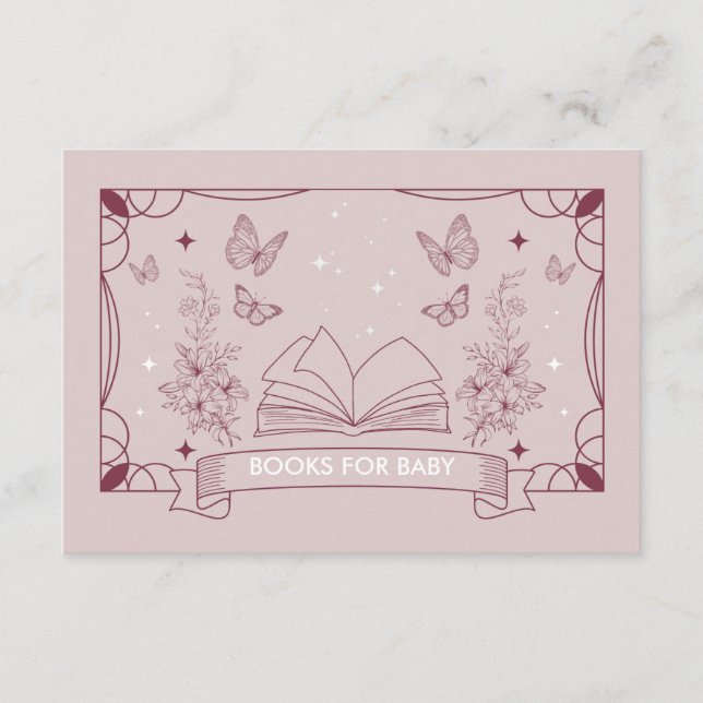 Dotterbabyduschen Bokar för Baby-höljet Tilläggskort (Framsida)