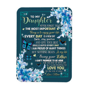 Dottergåvor Brev till min dotter från Pappa Magnet