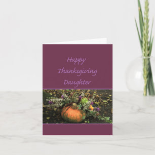 Dotterkort för Thanksgiving Helgkort