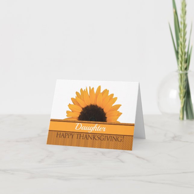 Dotterkort för Thanksgiving Helgkort (Framsida)