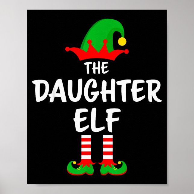 Dottern Alv Matchande Familj Jul  Poster (Framsidan)