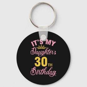 Dotters 30-årsdag glad 30 år till en tjej nyckelring