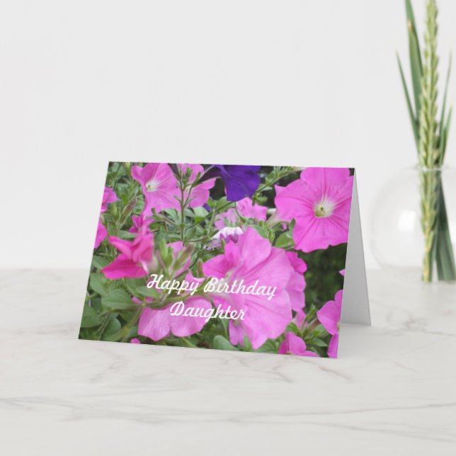 Dotters födelsedagPetunias Kort (Framsida)