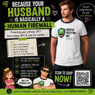 Dotterschutzsenhet Pappa Rolig Design T Shirt