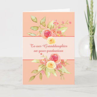 Dottersonlig blombukett examenspresentkort kort