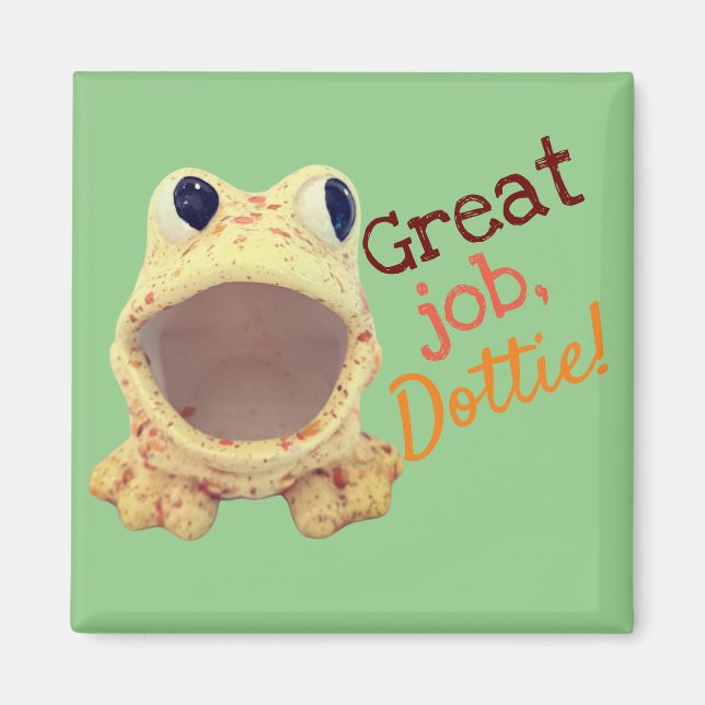 Dottie Frog Magnet (Framsidan)