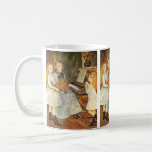 Döttrar till Catulle Mendes av Pierre Renoir Kaffemugg