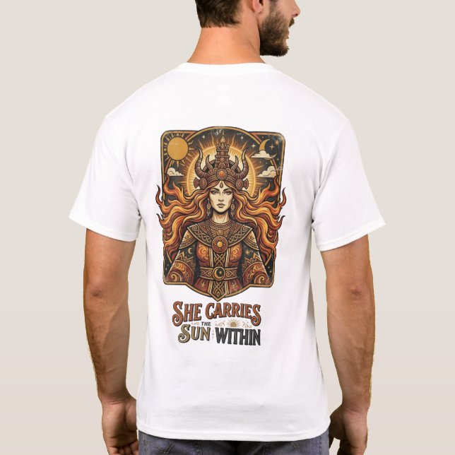 Döttrar till solen t shirt (Baksida)
