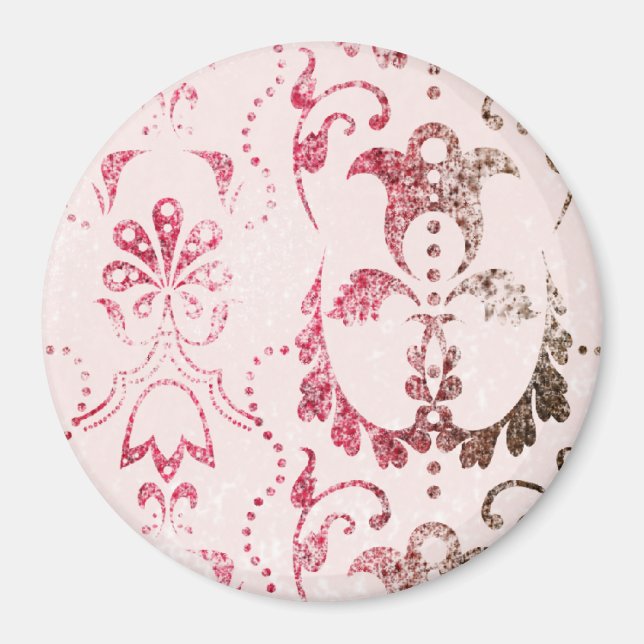 Dotty Damask Magnet (Framsidan)
