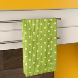 Dotty Delight Grönt Kökshandduk