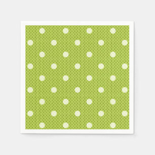 Dotty Delight Grönt Papper Pappersservett