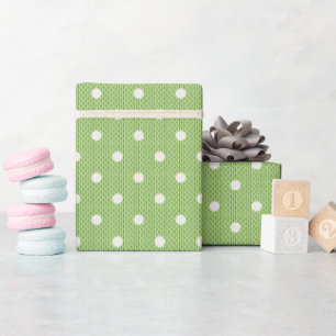 Dotty Delight Grönt Presentpapper