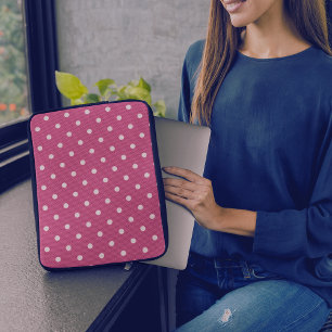 Dotty Delight Red Laptop Fodral
