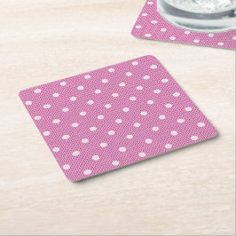 Dotty Delight Rosa Underlägg Papper Kvadrat