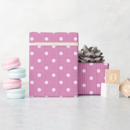 Dotty Delight Rosa Wrapping Papper Presentpapper