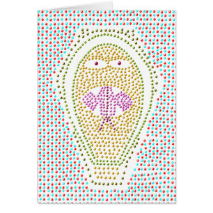 Dotty Egyptian Cobra Card Hälsningskort