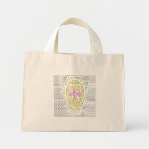 Dotty Egyptian Cobra Tote Bag Mini Tygkasse