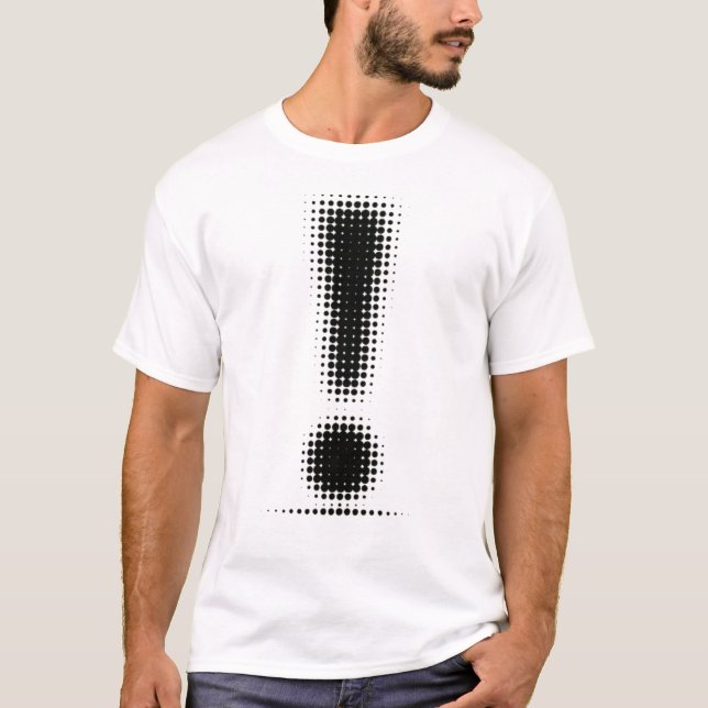 Dotty Exclamation Mark T Shirt (Framsida)