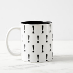 Dotty Exclamation Mark Två-Tonad Mugg