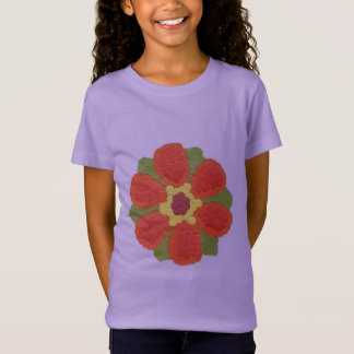 Dotty Flower Girls' Bra Jersey T-Shirt