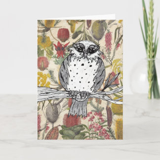 Dotty: hälsningskort Uggla 6 Kort