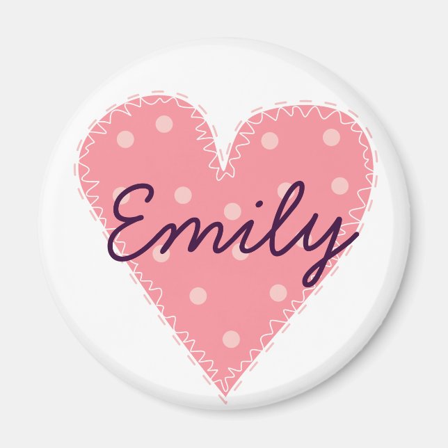 Dotty Heart Magnet (Framsidan)